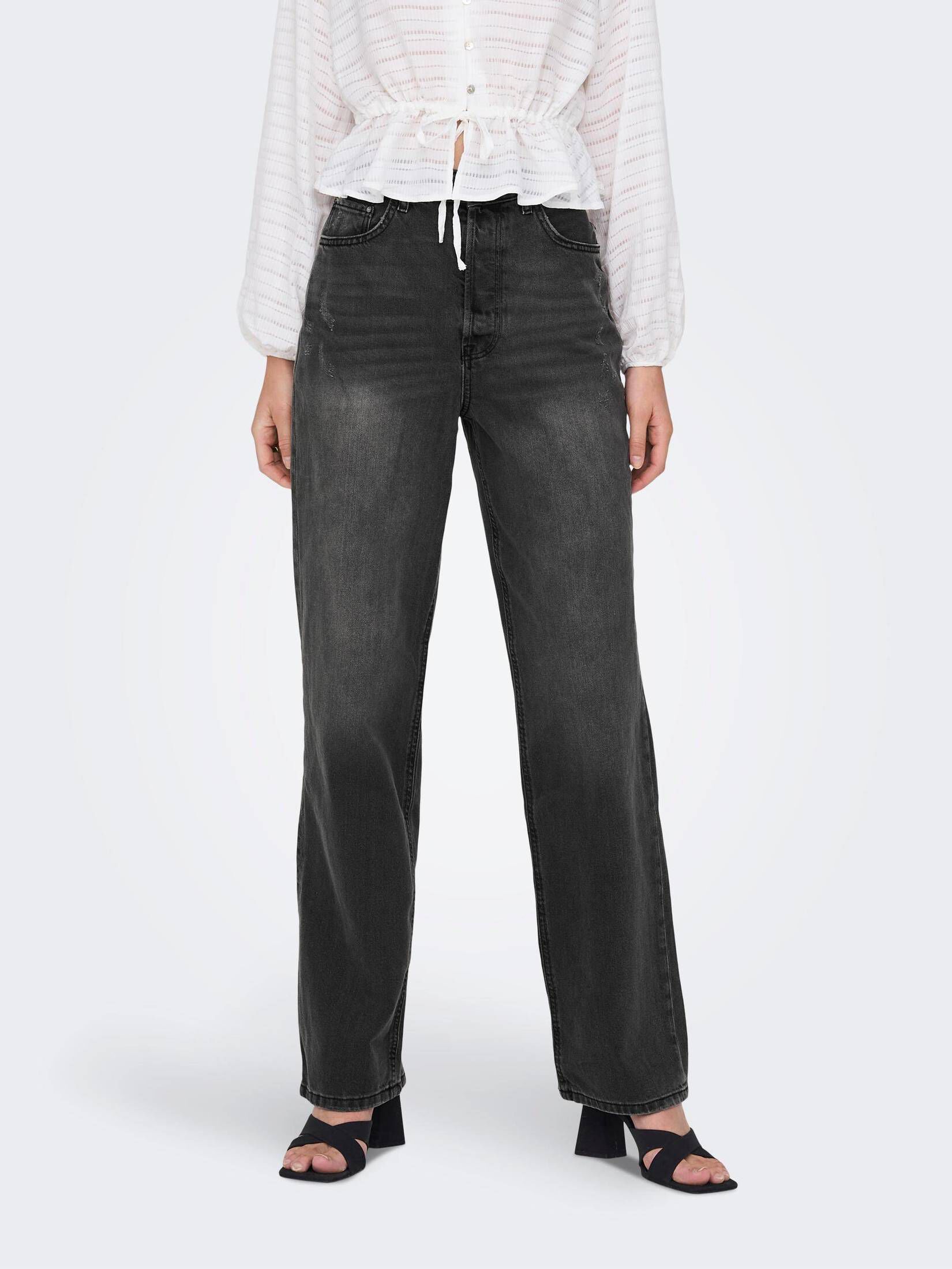 Only| Damen Jeans ONLCELESTE Wide Fit High Waist