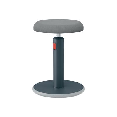 Leitz Ergo Cosy 2 en 1 - Tabouret ergonomique assis/debout - hauteur réglable jusqu'à 79 cm - gris velours