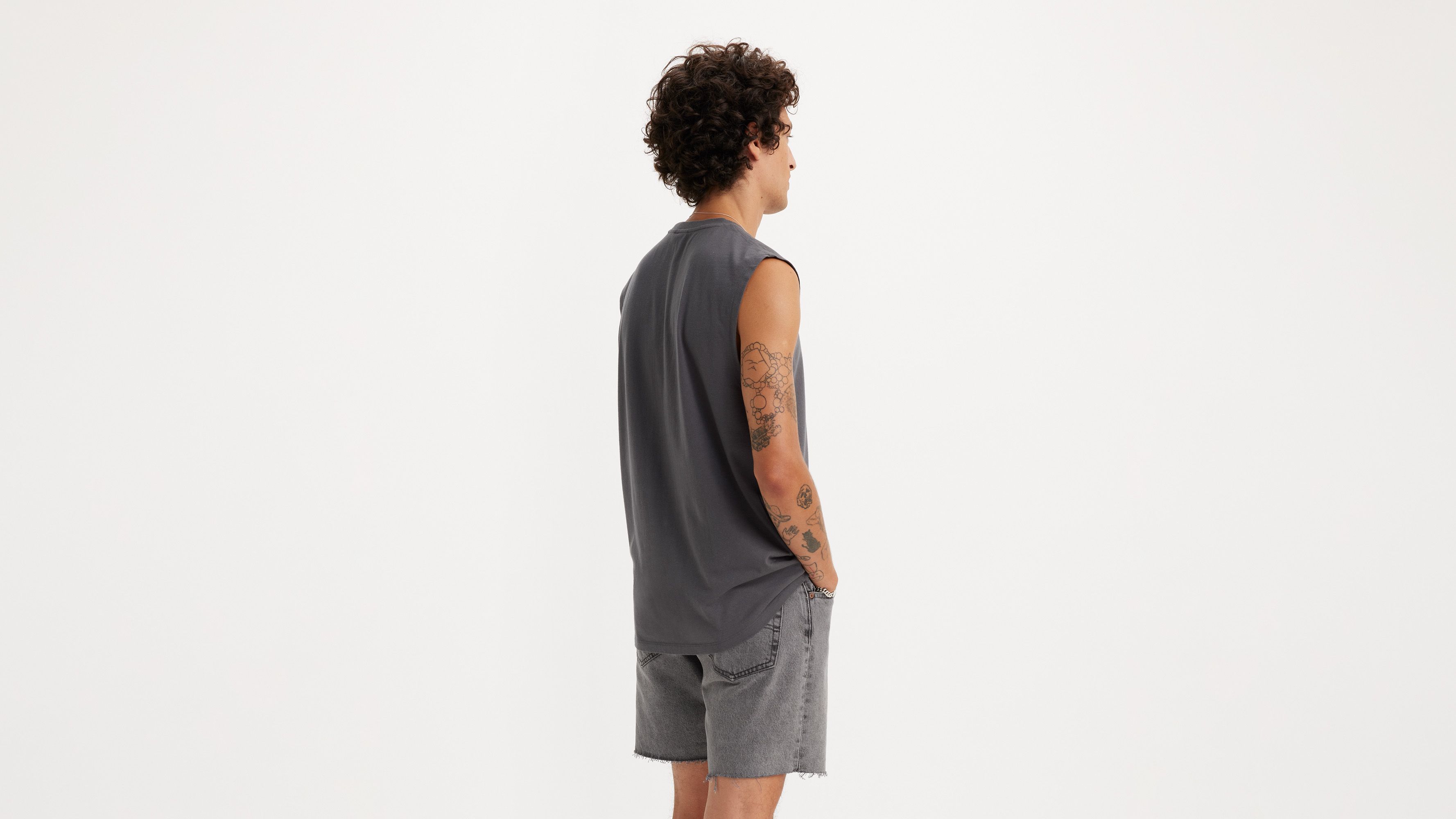 Débardeur Muscle - Blackened Pearl - Gris
