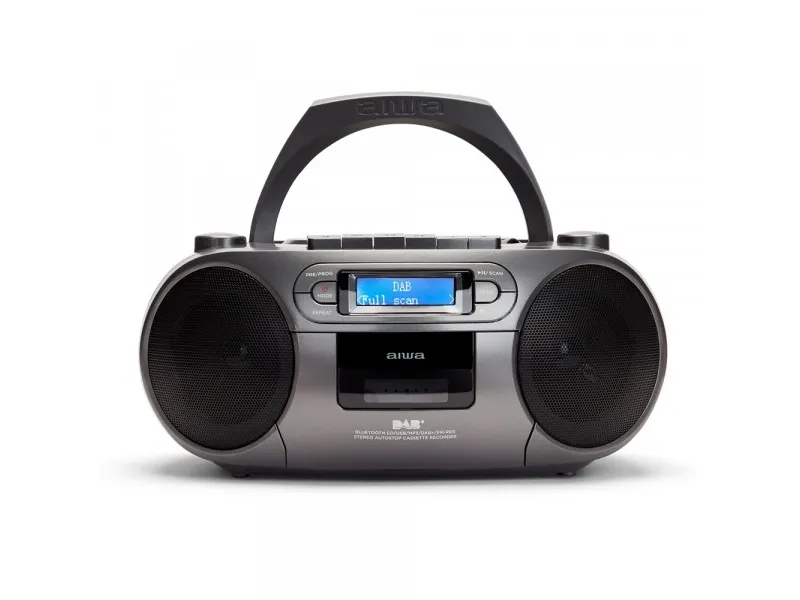 Aiwa BBTC-660DAB/MG, Analog & digital, DAB , FM, Afspiller, CD, Program, Top