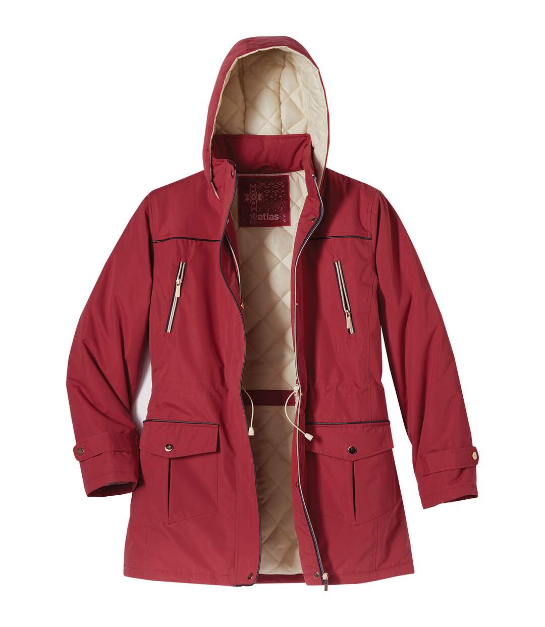 Parka Multipoche à Capuche