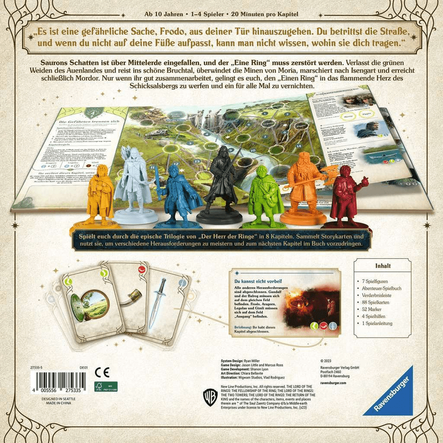 Ravensburger Der Herr der Ringe - Adventure Book Game bunt