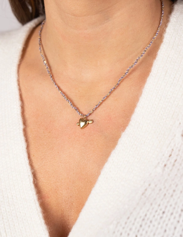 My Jewellery Sunrocks koord ketting cupido hart MJ12205
