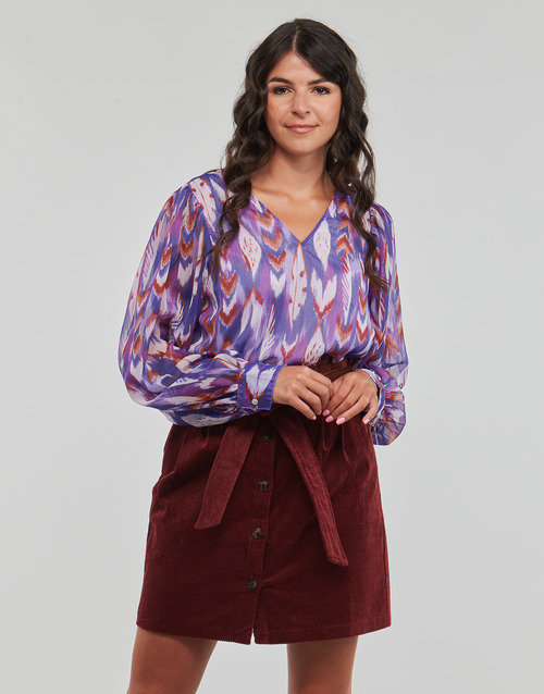 Only - ONLPAM LIFE L/S V-NECK TOP PTM - Violet