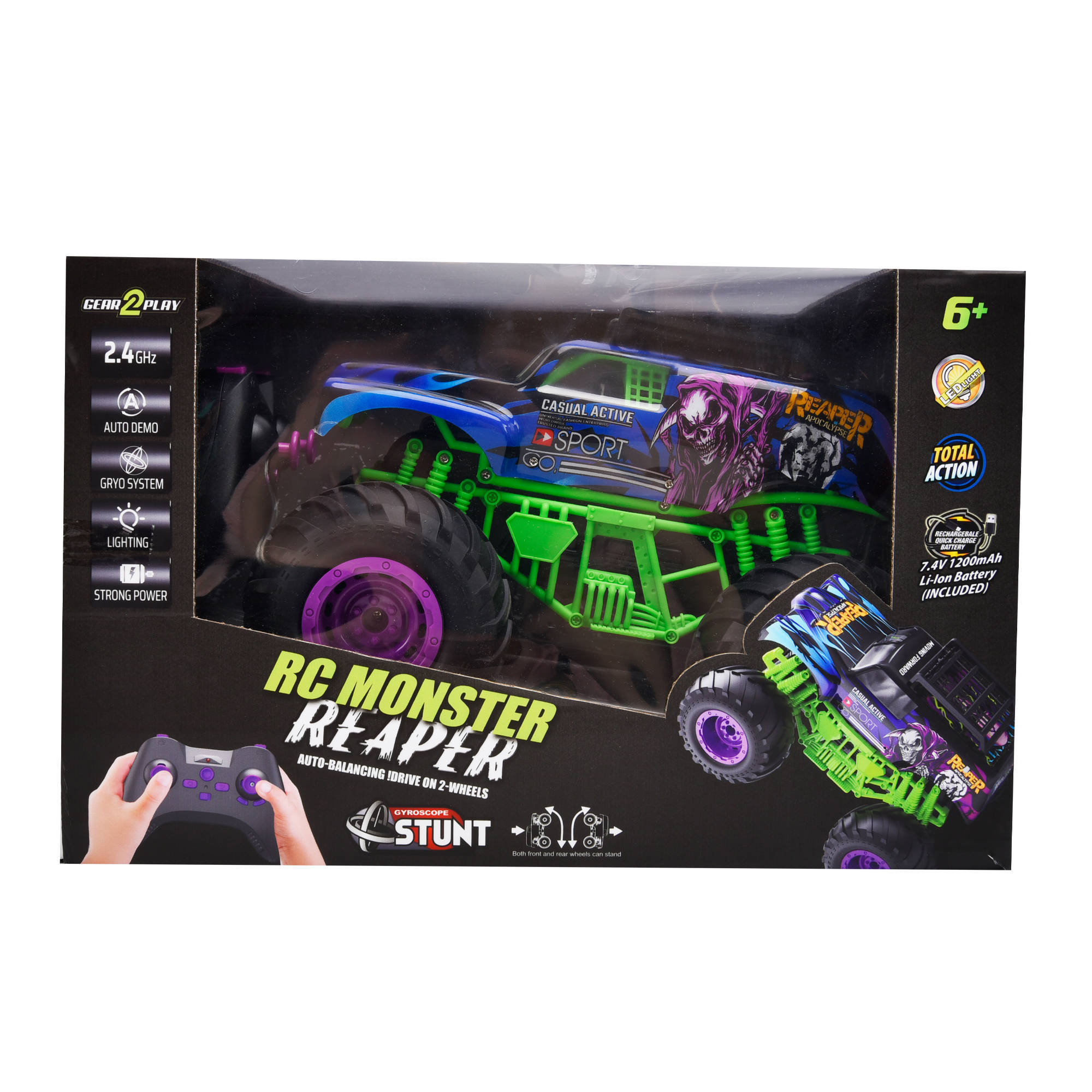 Gear2play RC Monster Reaper Monstertruck 1:12