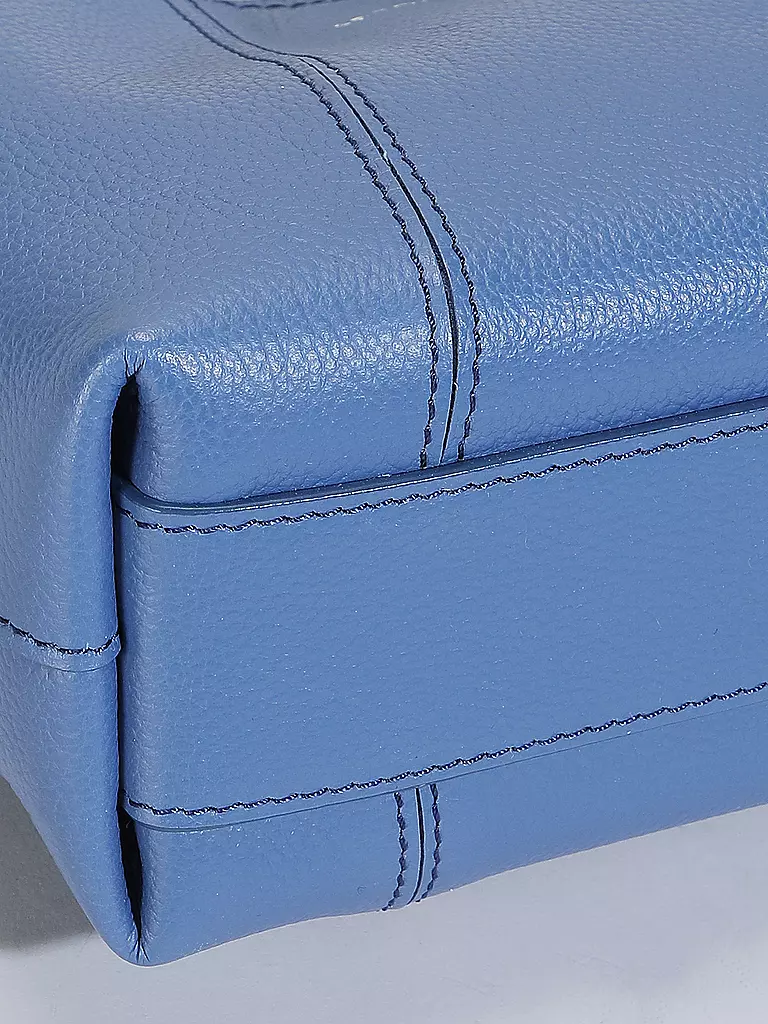 LE TANNEUR Ledertasche - Hobo Bag JULIETTE Mini hellblau