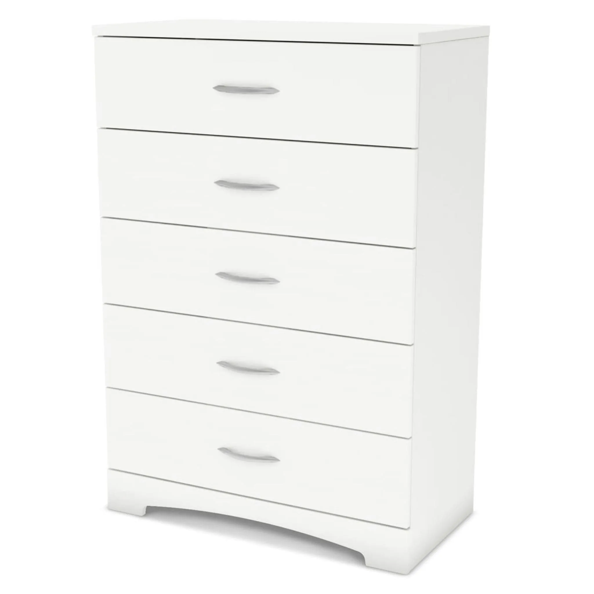 South Shore Commode 5 Tiroirs Step One - Blanc Solide