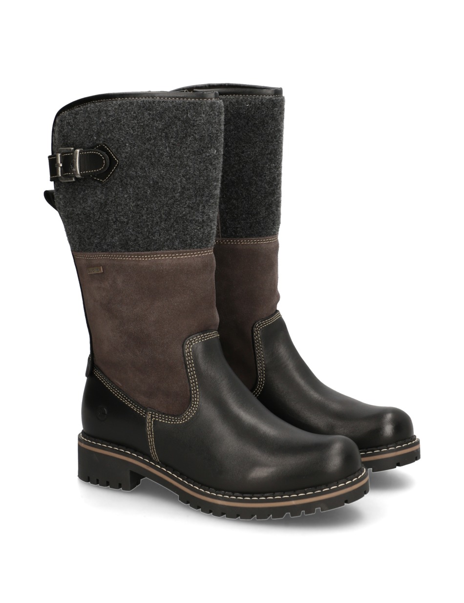 Lederkombination Stiefel