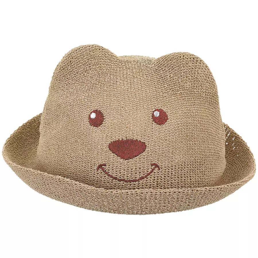 Sterntaler Strohhut Bär beige