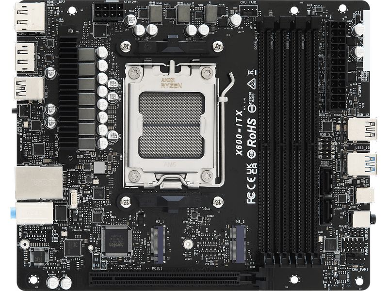 ASRock Barebone DeskMeet X600 Serie Leistungsstarker Mini-PC mit modernem AMD AM5-Sockel und flexiblem Ausbau