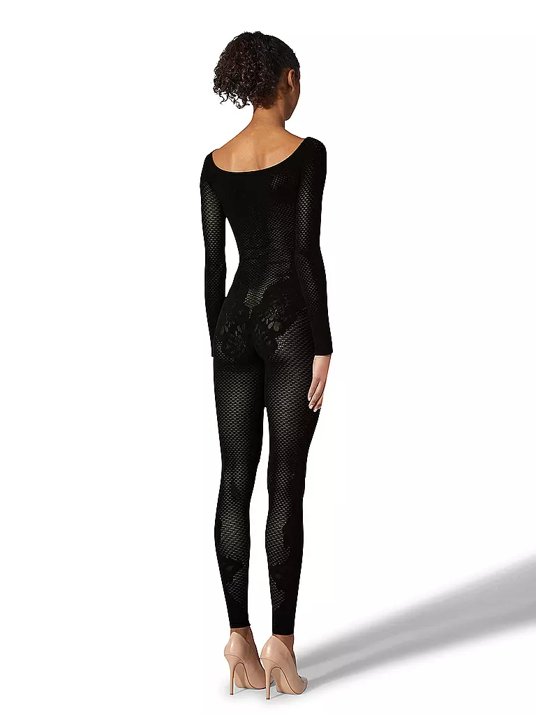 WOLFORD Jumpsuit LACE TATTOO black schwarz