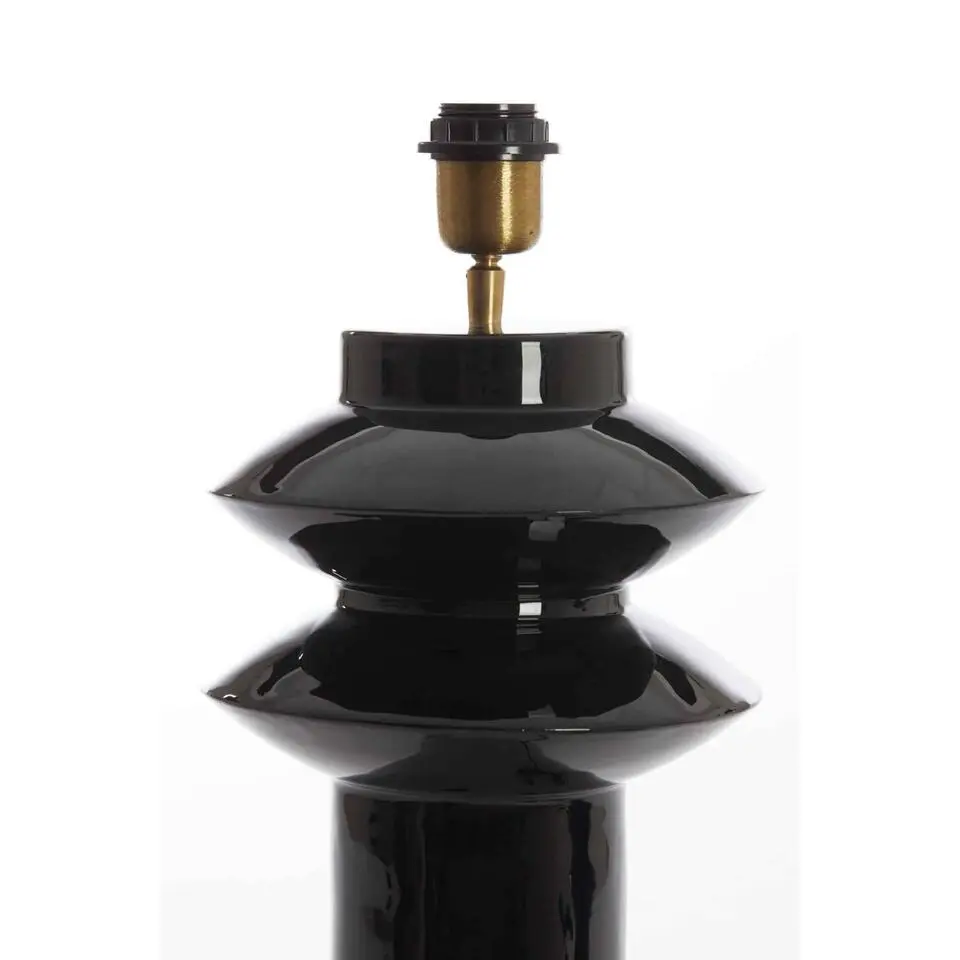 Lampvoet Petch - Zwart - Ø22cm