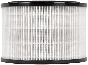 Amazon Basics   Purificateur d'air, Couvre jusqu'à 12 m², Filtres à air True HEPA et au charbon, CADR 100 m²/h, Élimine 99,97 % des allergènes (pollen, poussière, fumée), Prise européenne, Blanc : Cuisine et Maison