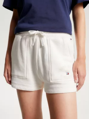 Shorts de moletom com logo