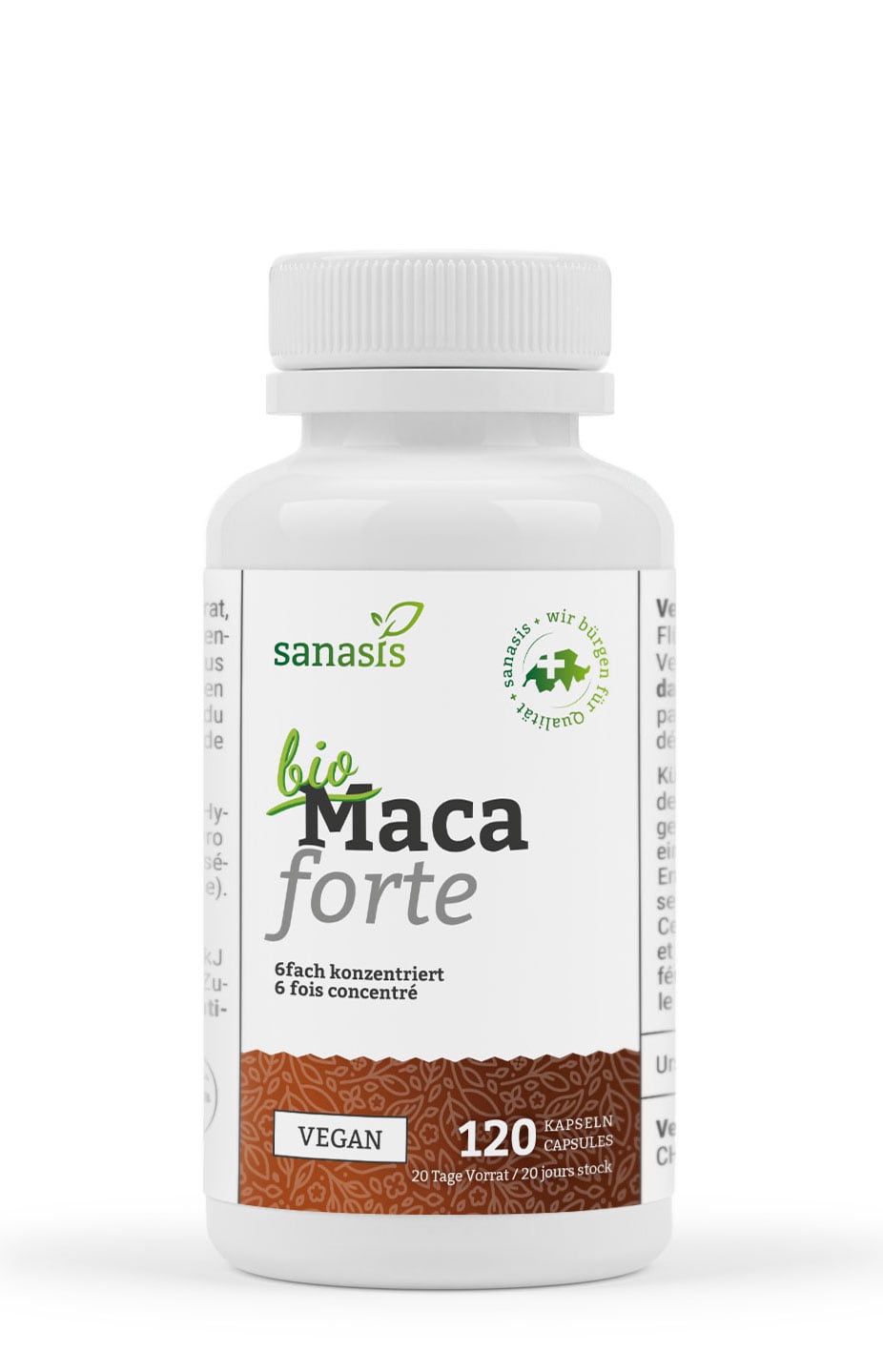 SANASIS BIO MACA forte Kaps Ds 120 Stk