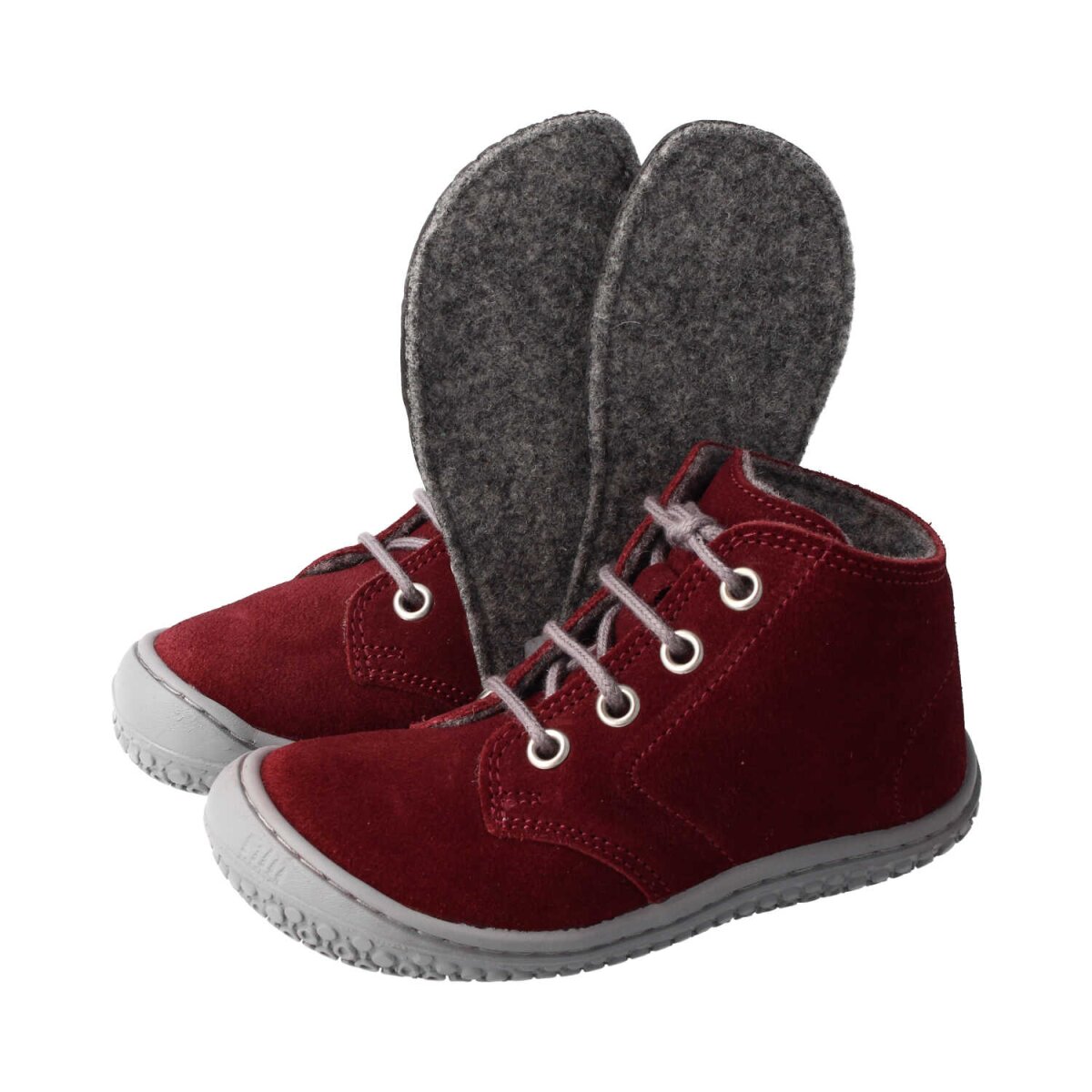 SL40011-F3 berry SQUIRREL velours fleece laces Weite/S