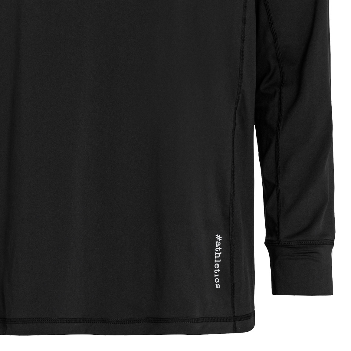 VanVaan Herren Sport-Langarmshirt mit Zipper schwarz
