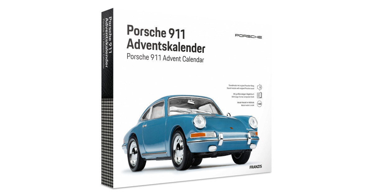 FranzisPorsche 911 Adventskalender Modelvoertuig  (Schaal 1:43)