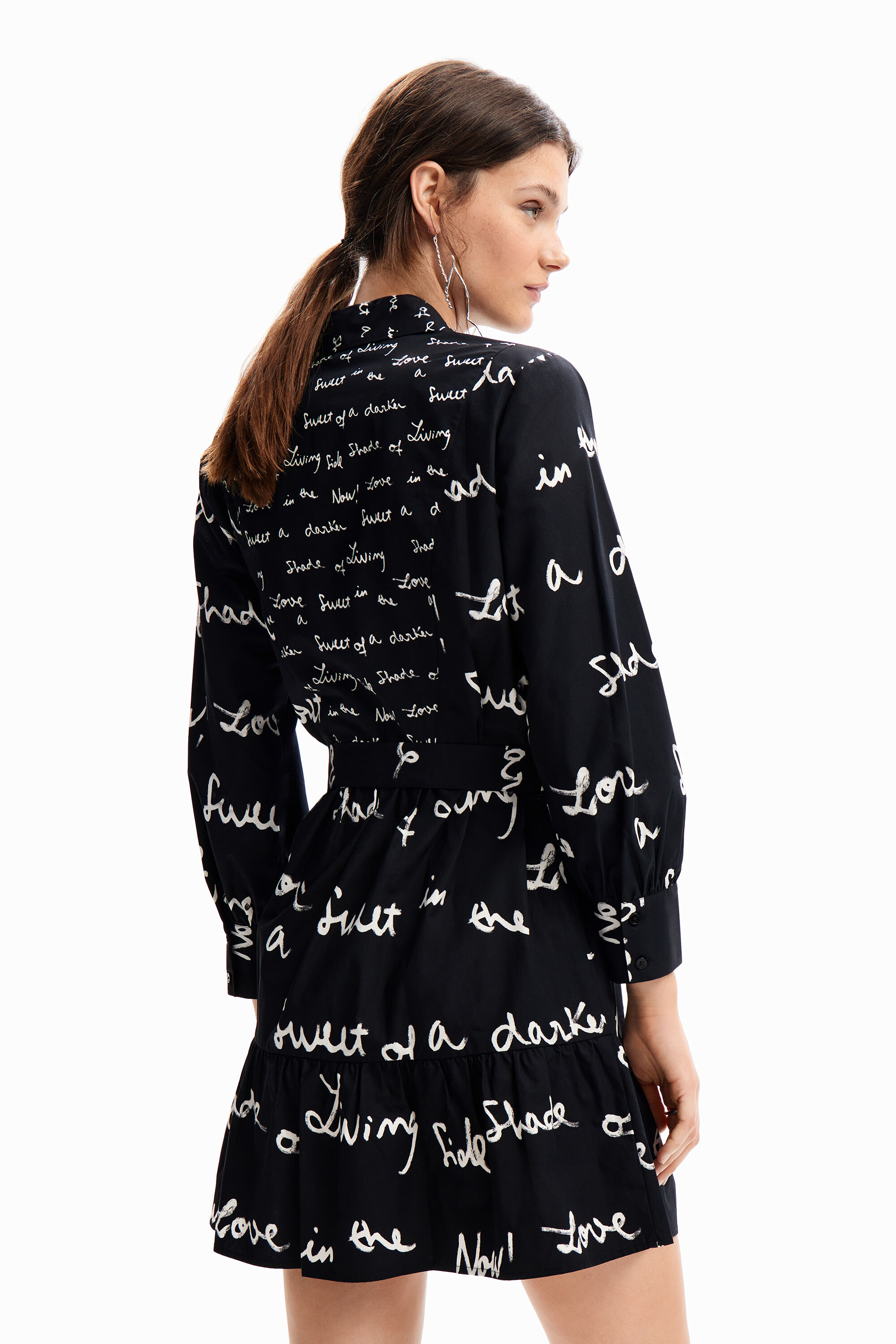 Robe tunique courte messages