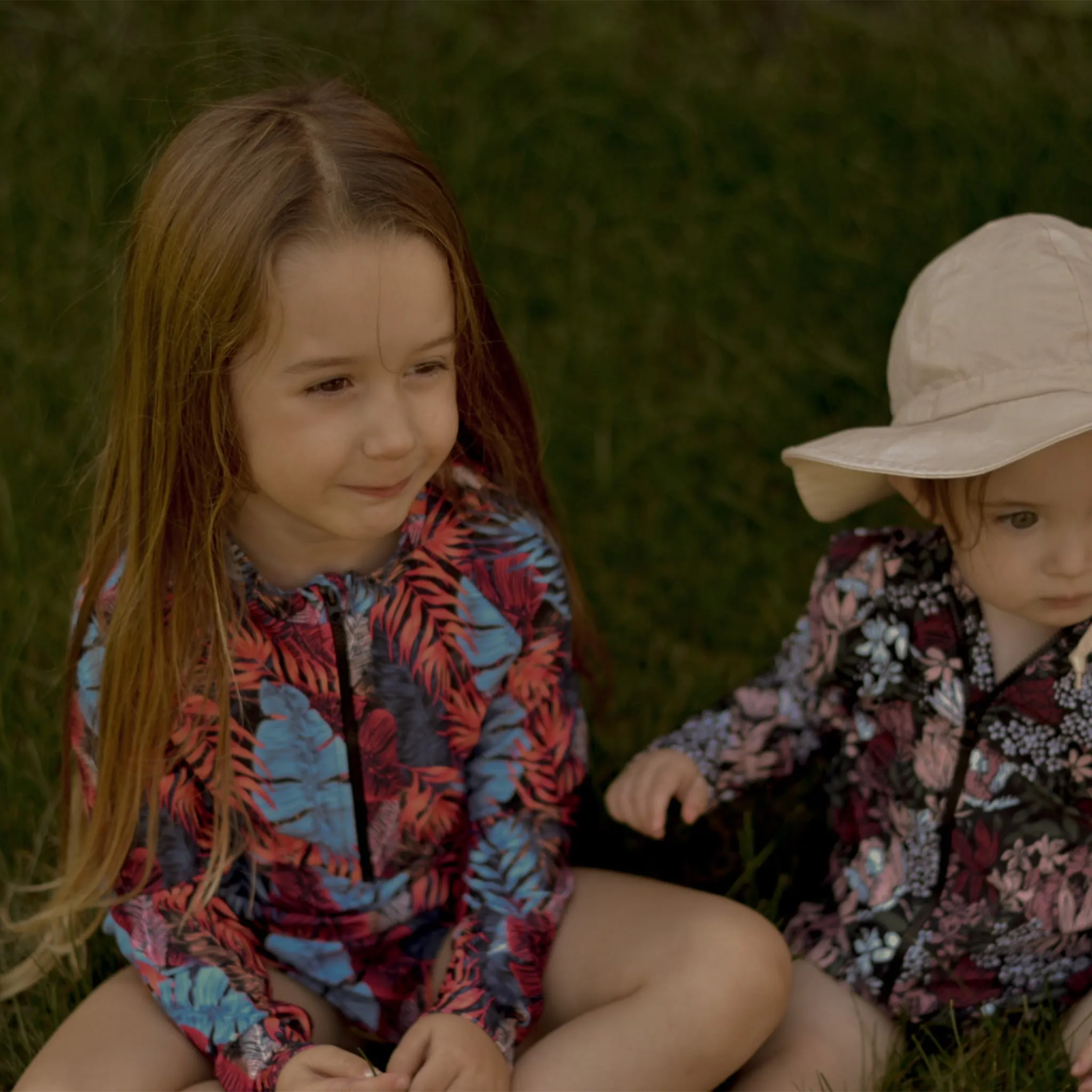 Look Maillot UV Manches Longues Zip Tropical 2-14ans