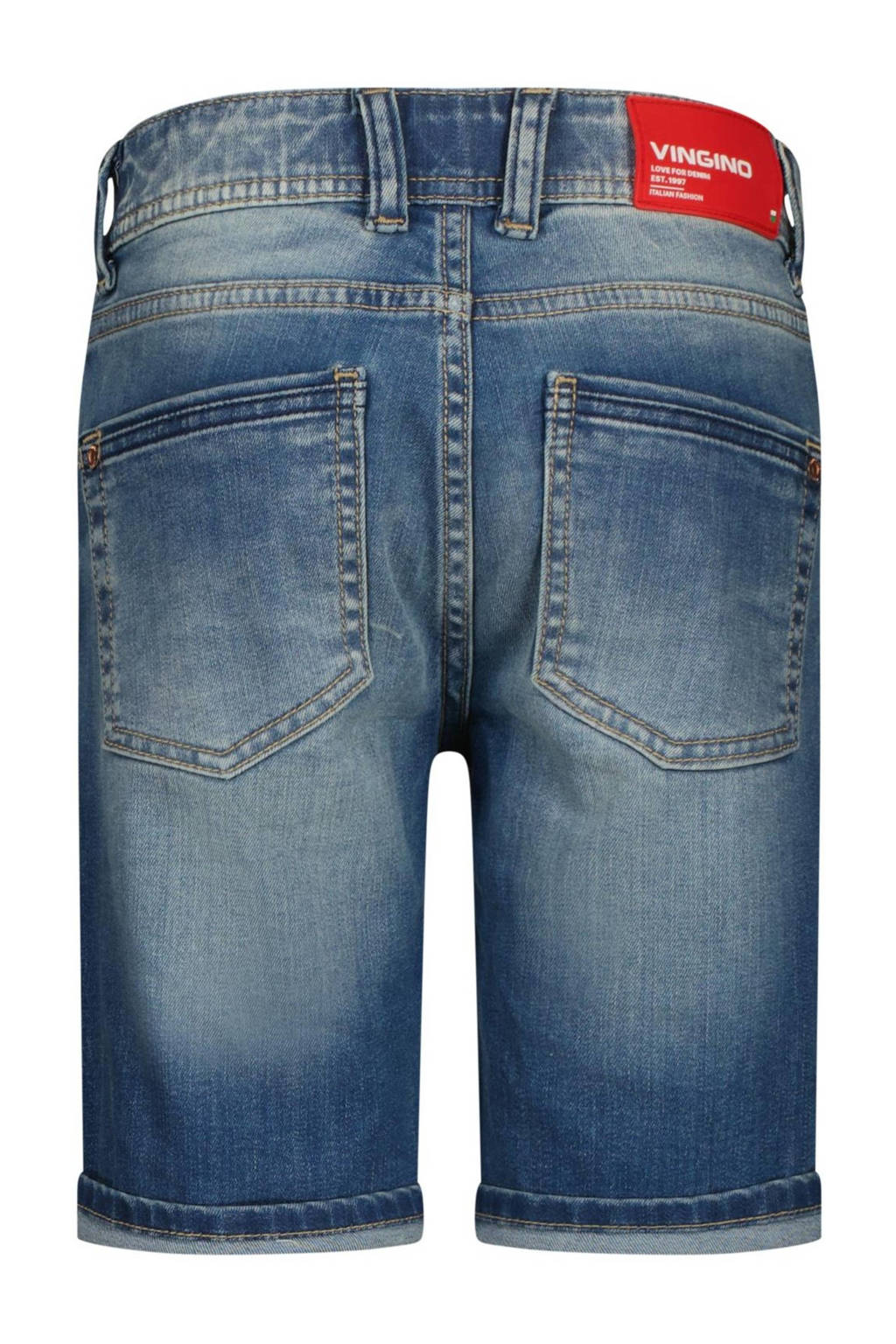 Vingino denim short Curzio mid blue wash