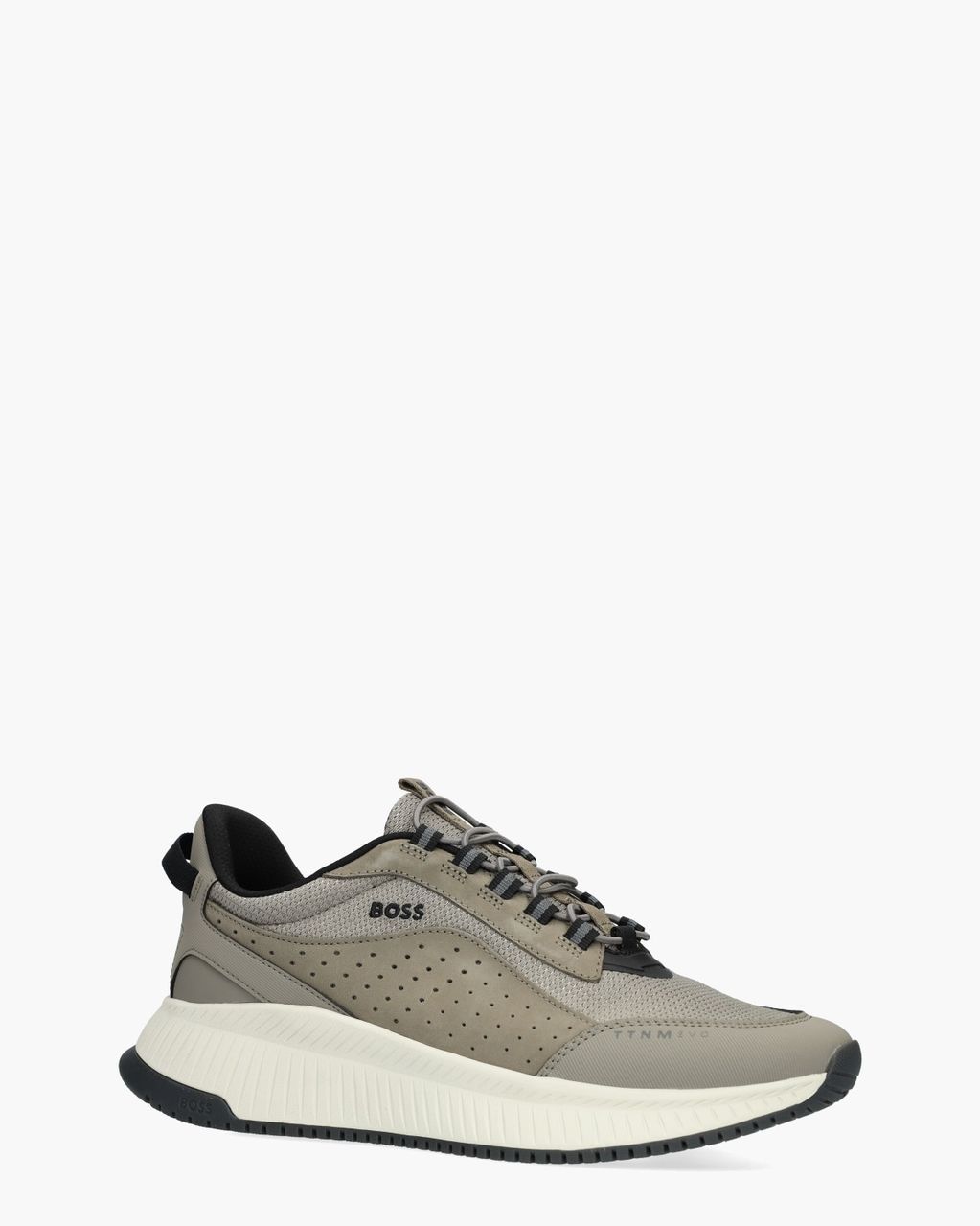 Boss TTNM EVO Grijs/Khaki Herensneakers