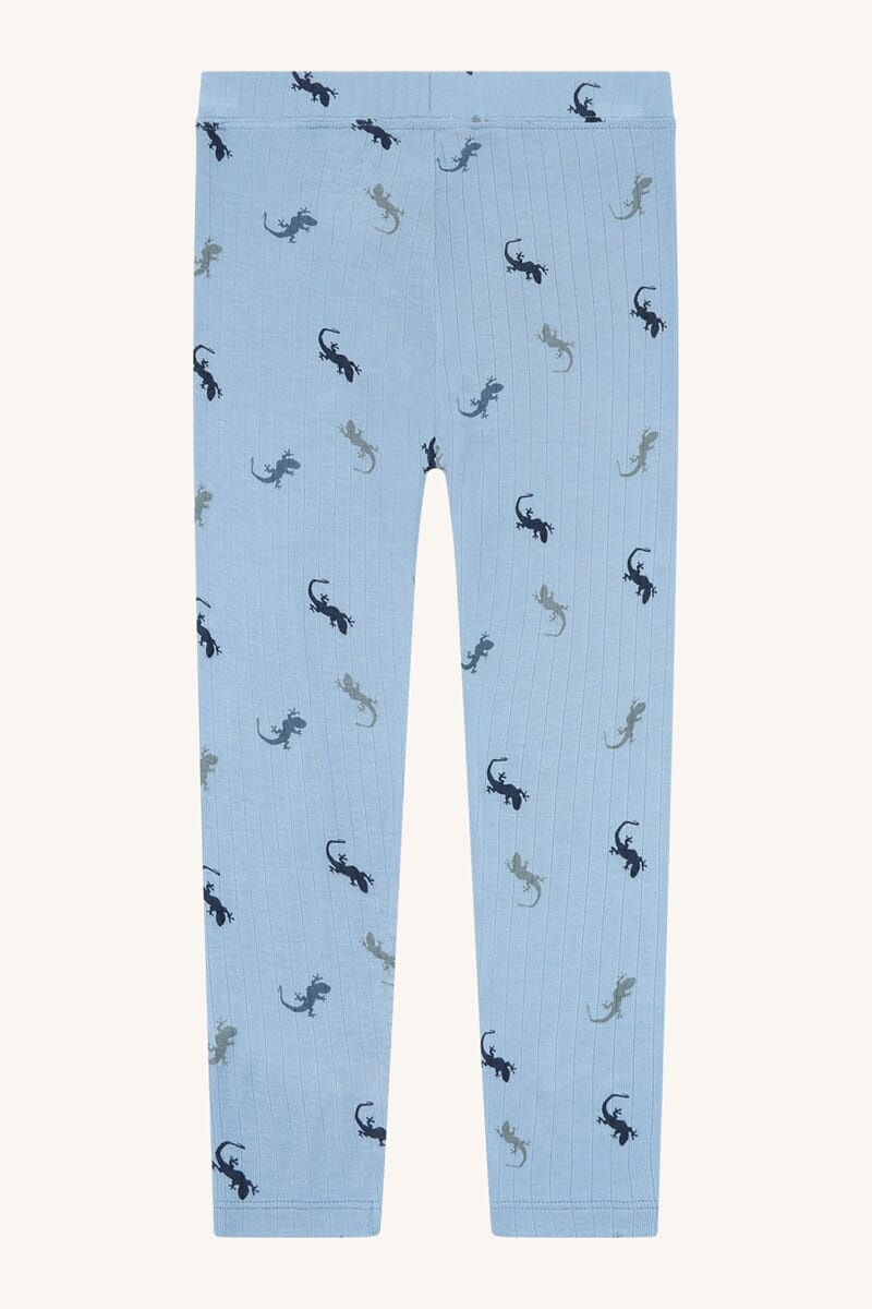 Ludo Leggings Lizards light blue - Hust & Claire - Rumpetroll