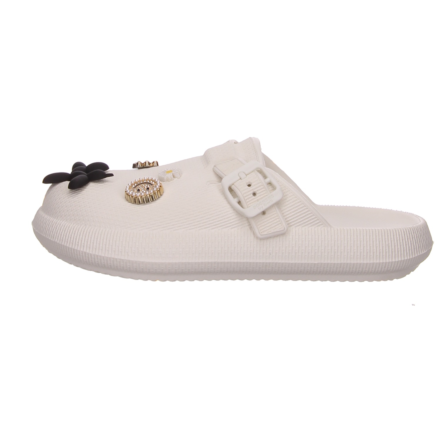 Dockers Pantoletten weiß weiss/weiss kombi