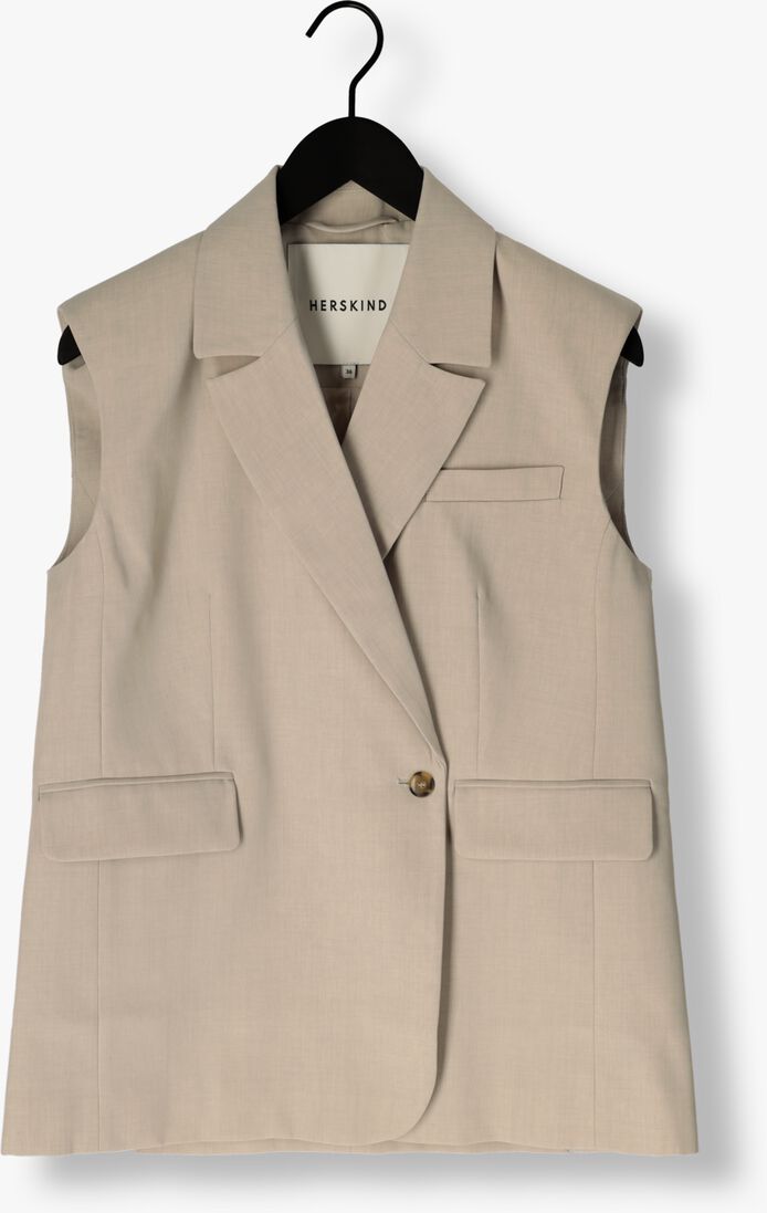 beige herskind gilet averill vest
