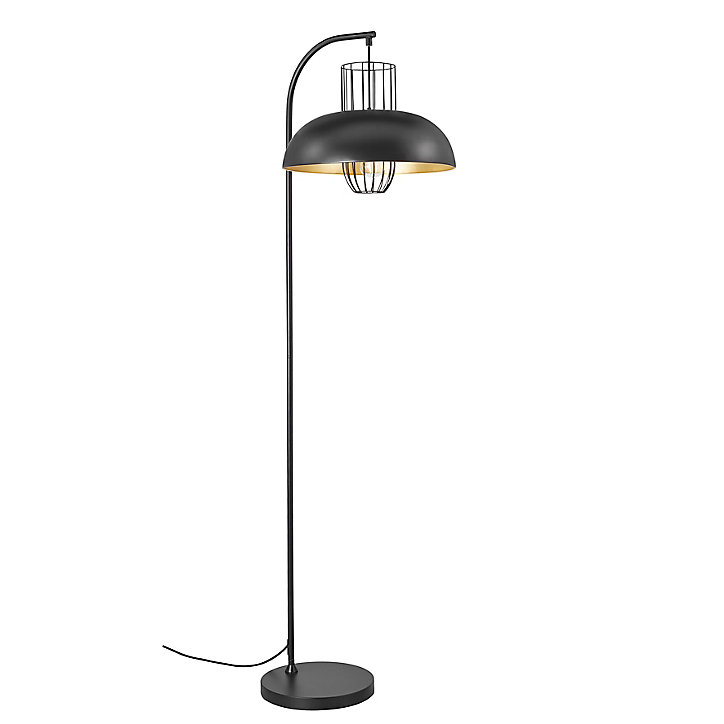 Lampadaire Lotus E27 40W IP20 160 x 40 cm noir