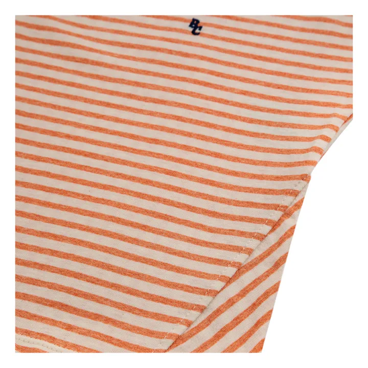 Bobo Choses T-Shirt Coton Bio Rayé | Orange