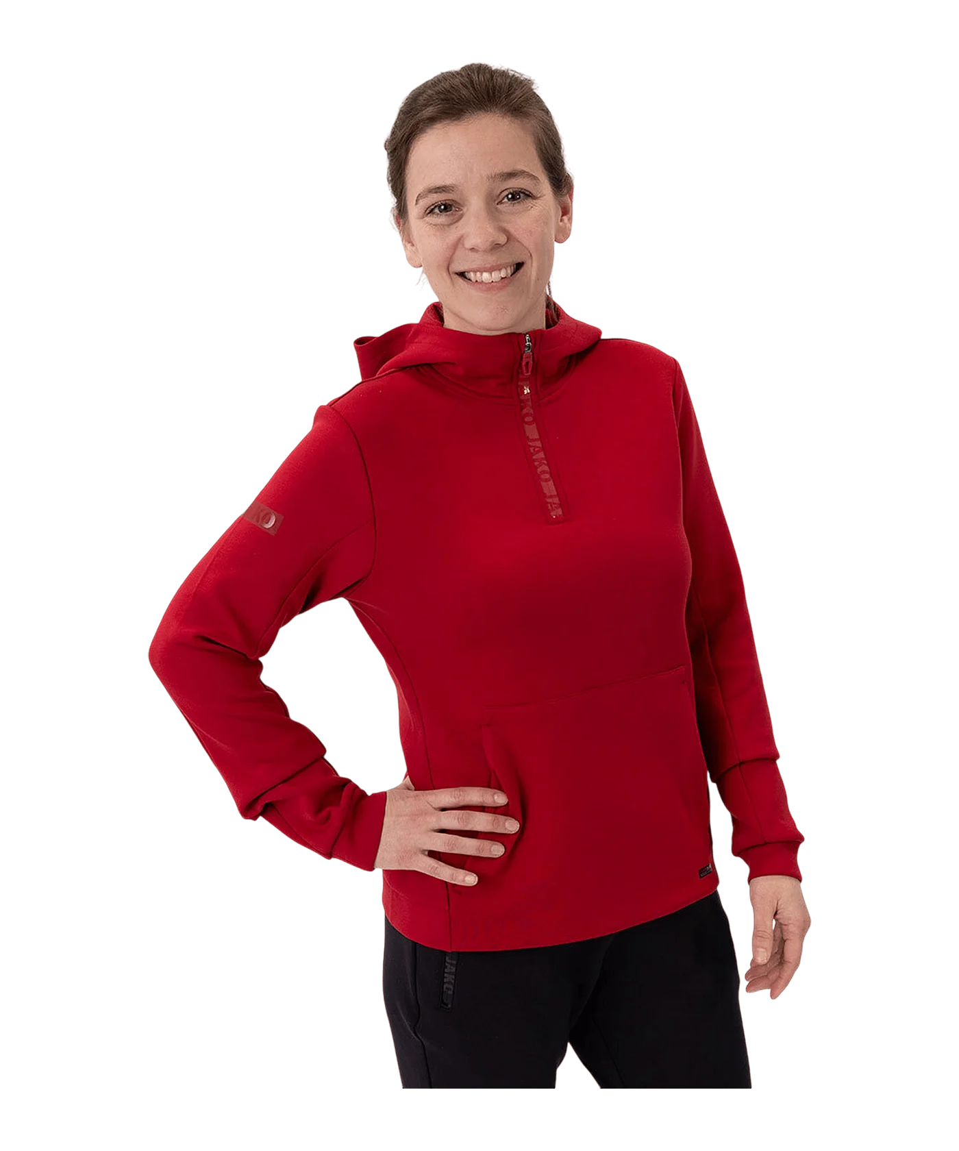 JAKO Pro Casual Hoody Damen Rot F141