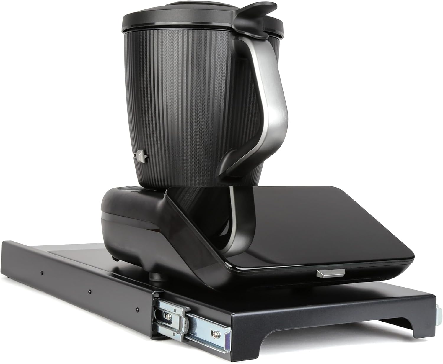 Teleskopschublade für Thermomix® Zubehör für TM7, TM6, TM5 und ältere. Teleskopschublade für Küchengeräte- Montagefrei.