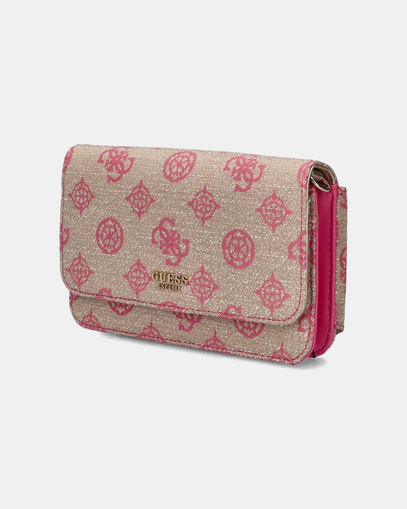 Guess Loralee Xbody Flap Uitgaanstasje  - roze