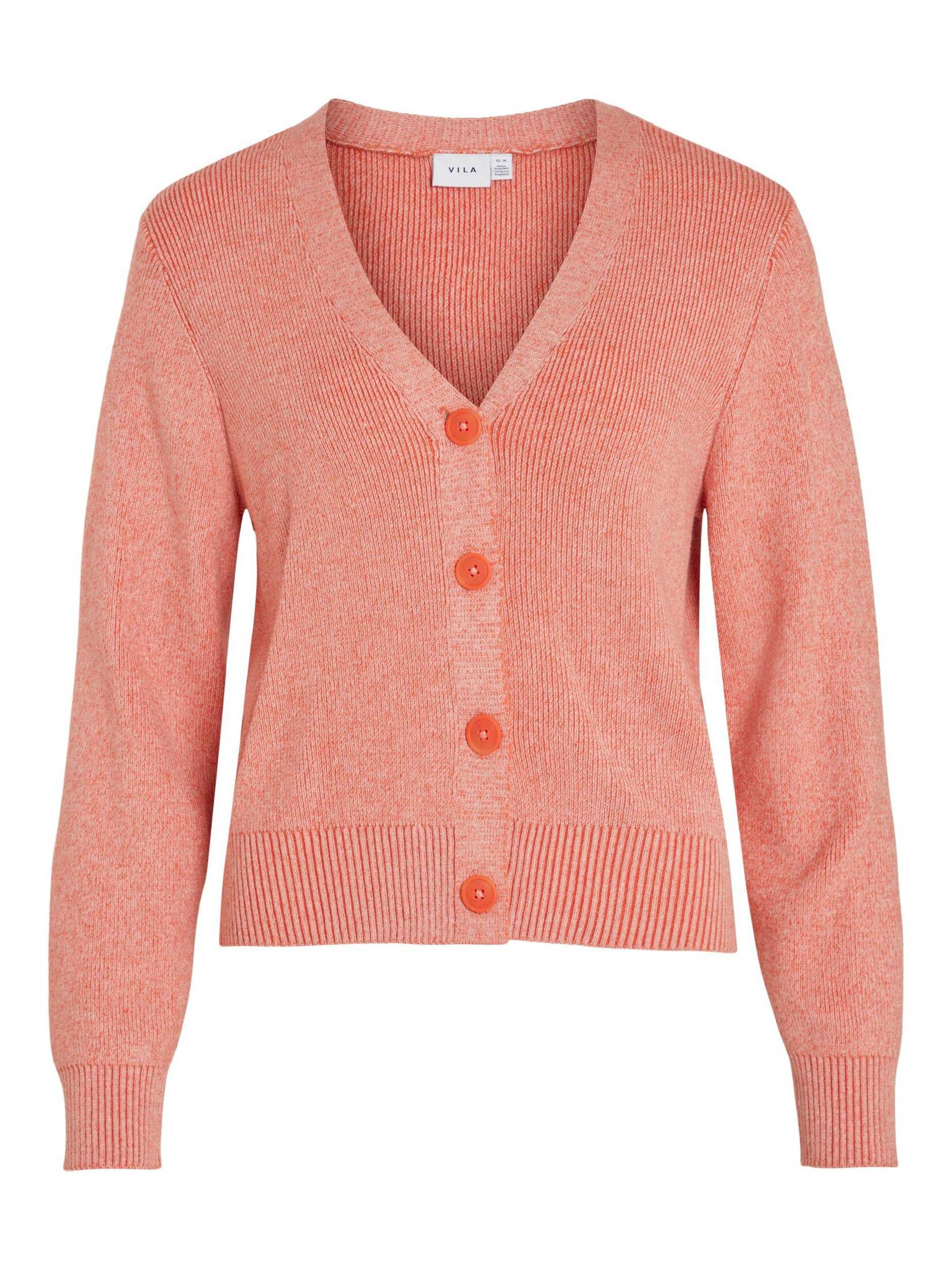 Vila| Damen Strickjacke VIRIL MULTI SHORT L/S KNIT