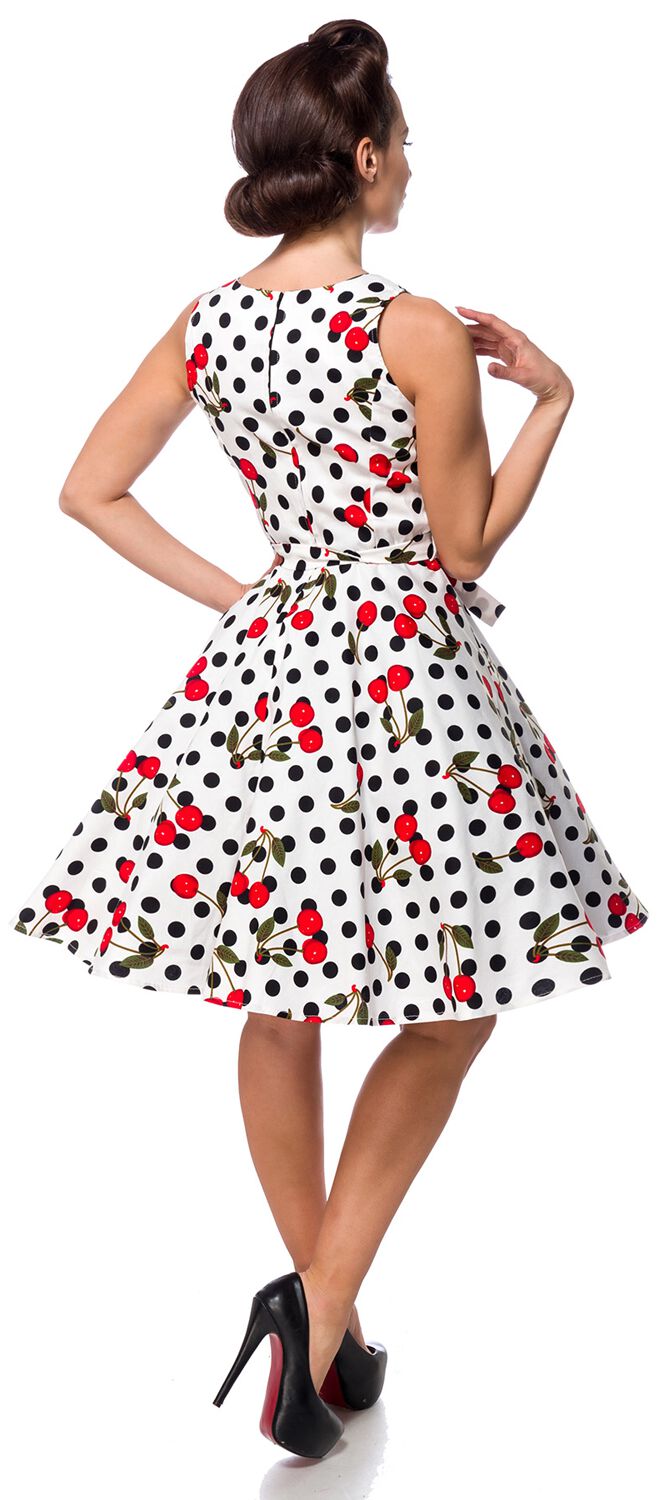 Swing Cherry Dress | Belsira Robe mi-longue