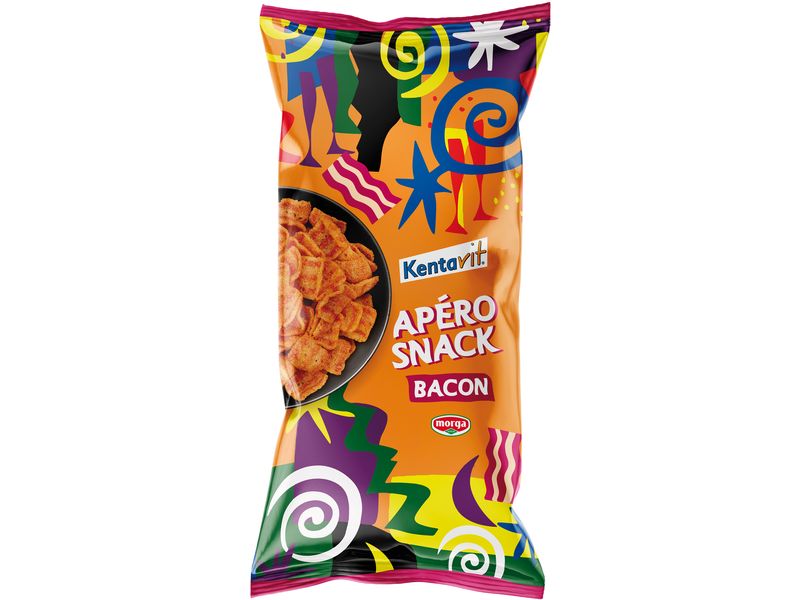 Morga Apéro-Snack Bacon 400 g Apéro Snack auf Weizenbasis mit Speckgeschmack