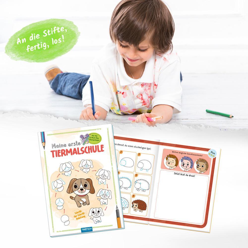 Trötsch Malbuch Meine erste Tiermalschule Hund