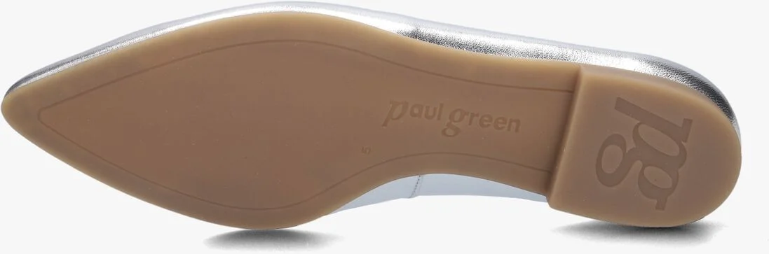 PAUL GREEN zilveren paul green ballerina's 3772