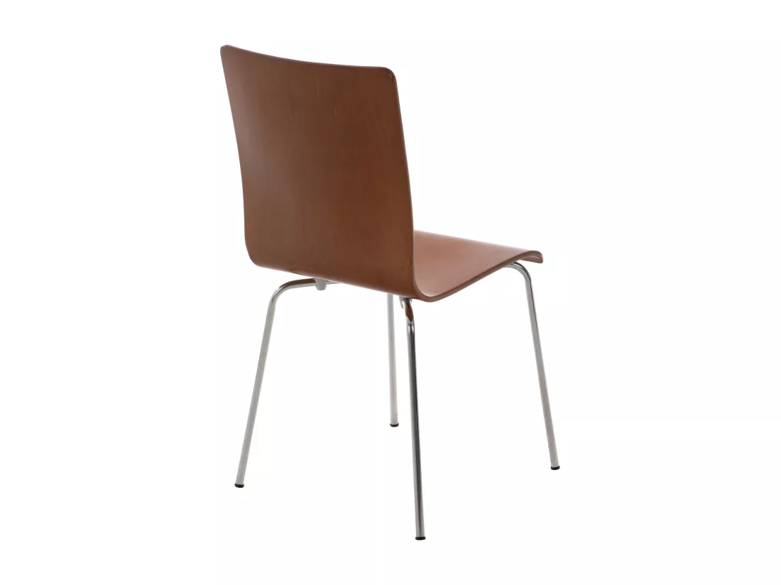 Lot de 2 Chaise de conférence - Bois & Antique - Marron - PEPE