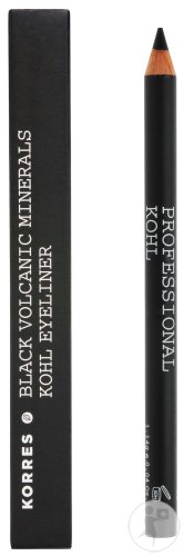 Korres Crayon Khôl Couleur Intense Noir Minéraux Volcaniques 1,14ml