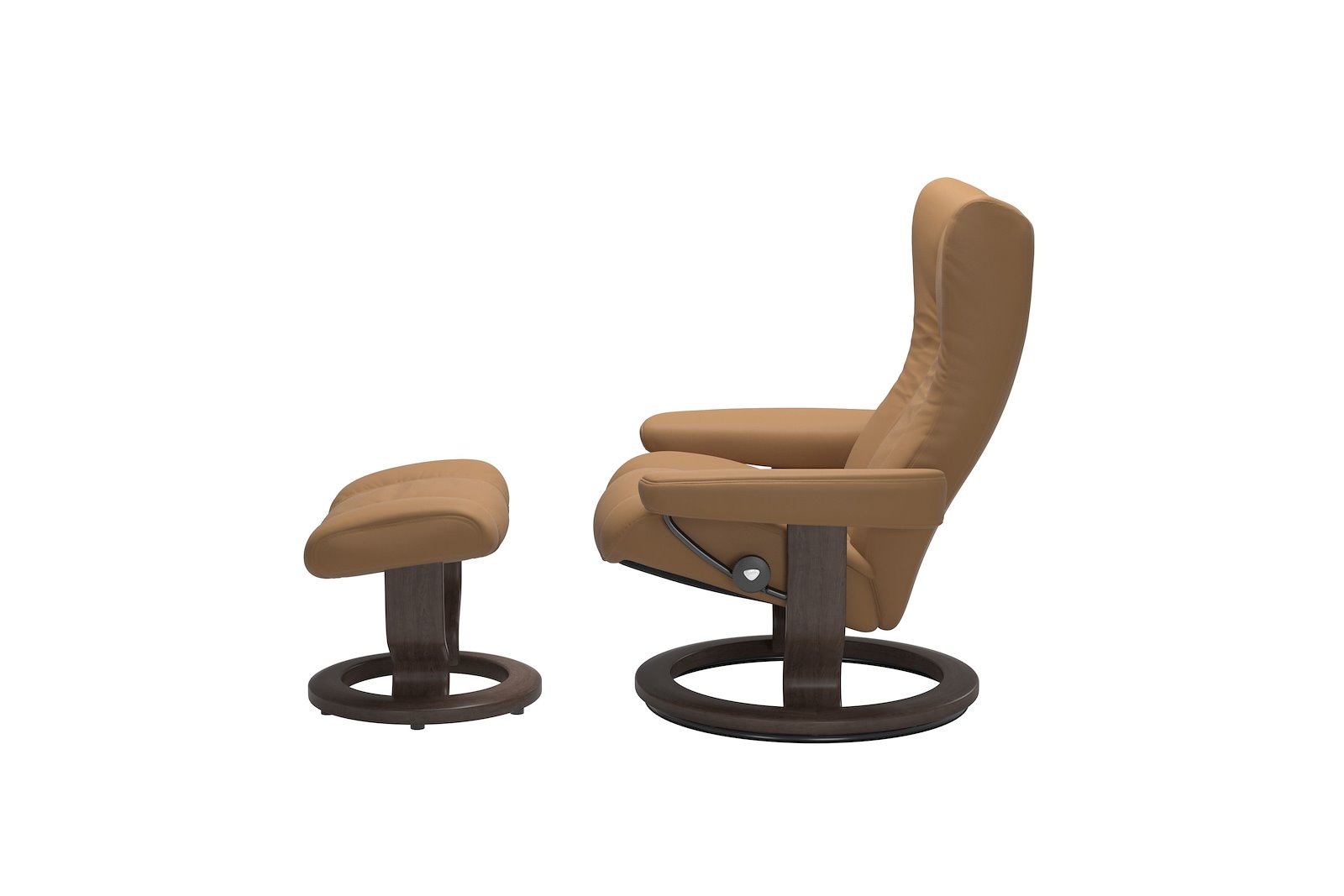 Wing lenestol m/krakk Hud Paloma Taupe - Classic - Wengebeiset
