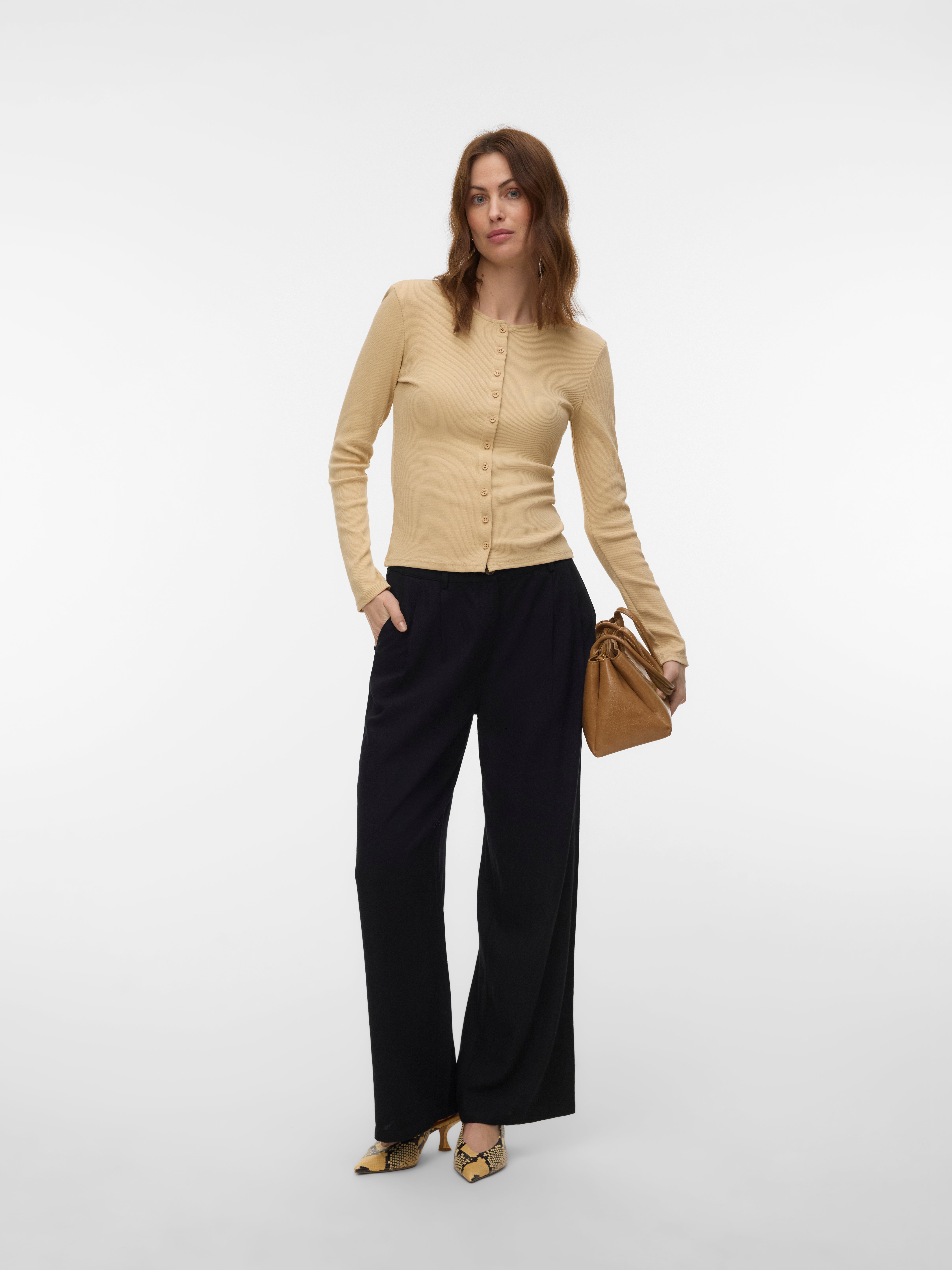 VMMYMILO Mid waist Broek
