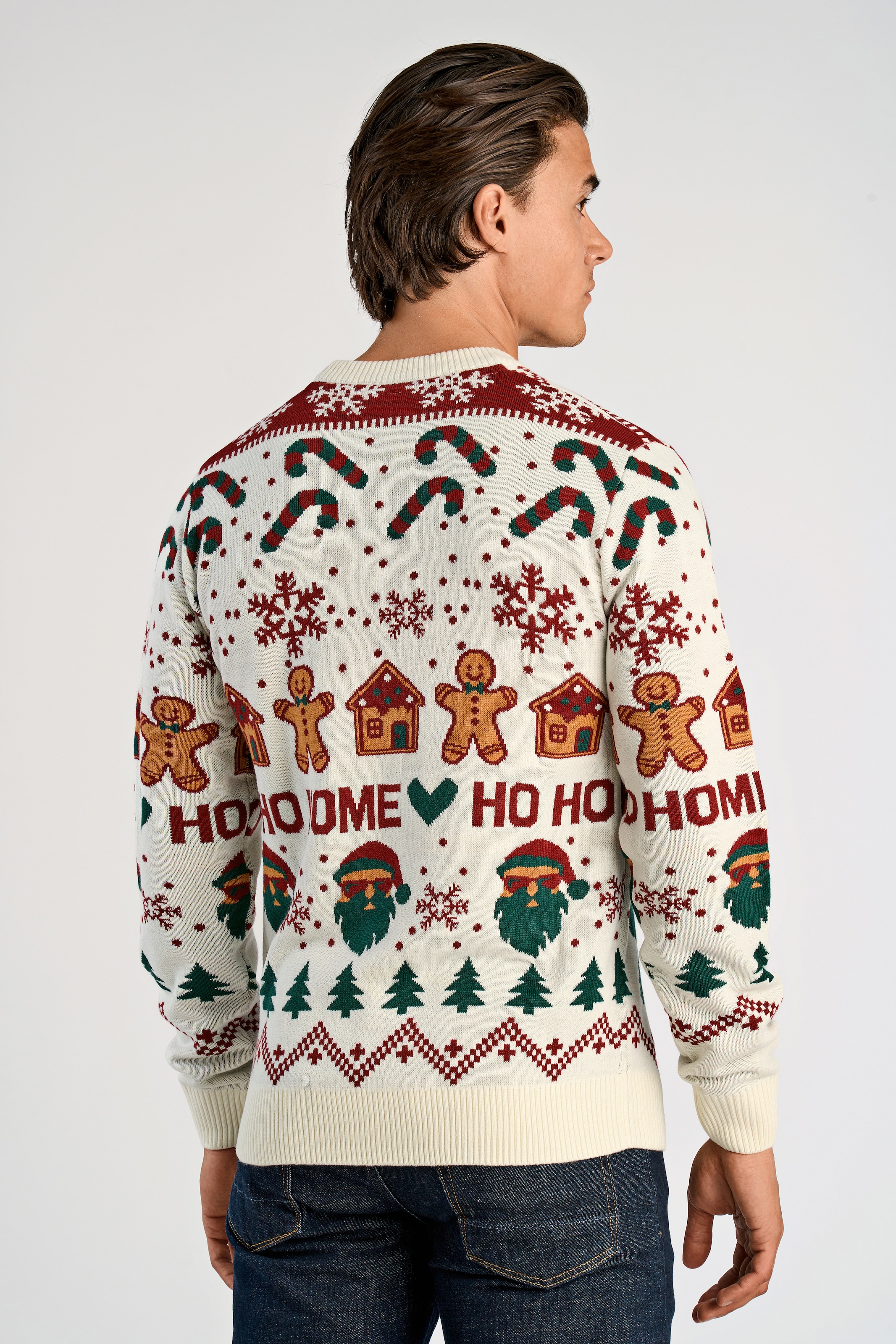 LINDBERGH Weihnachtspullover , mit Intarsien Muster