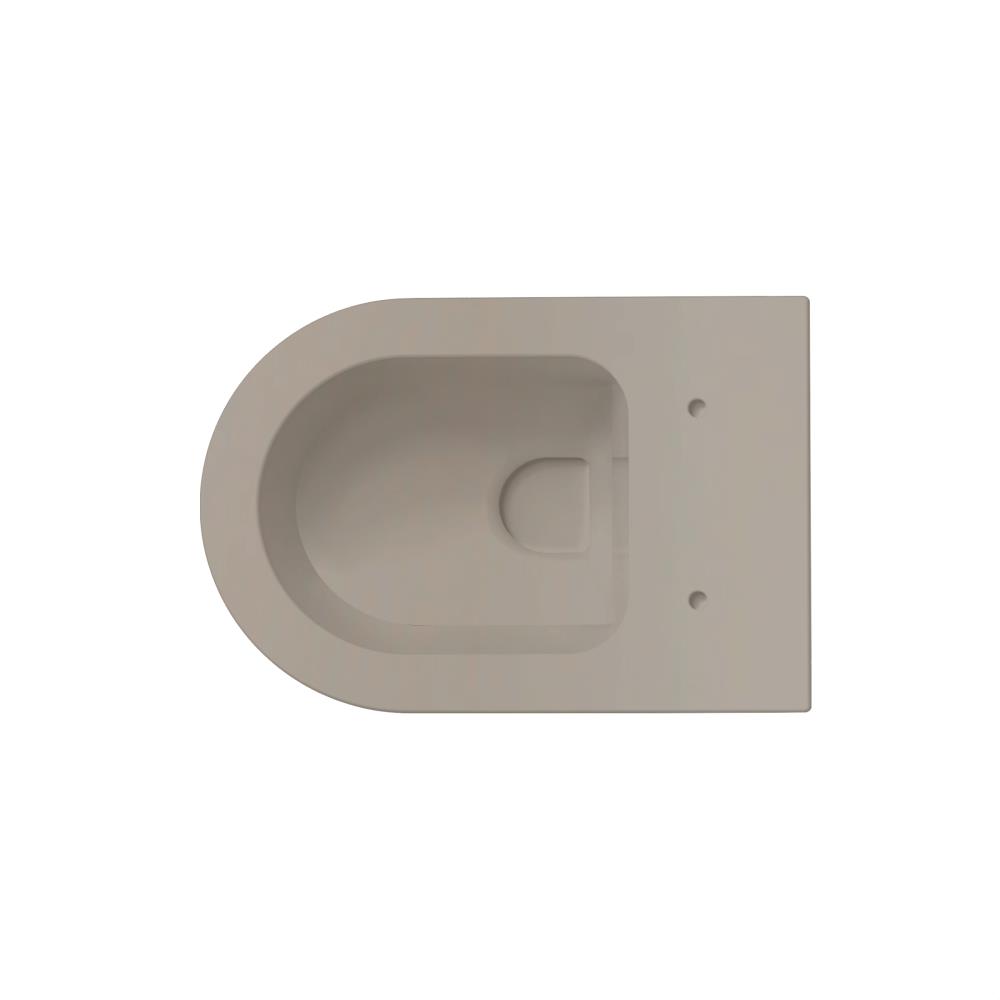 Xenz Gio randloos toilet 47cm met vortexspoeling en zitting zand mat