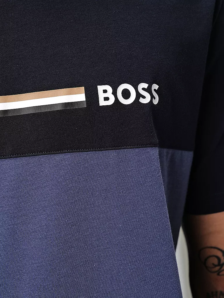 BOSS Loungewear T-Shirt blau