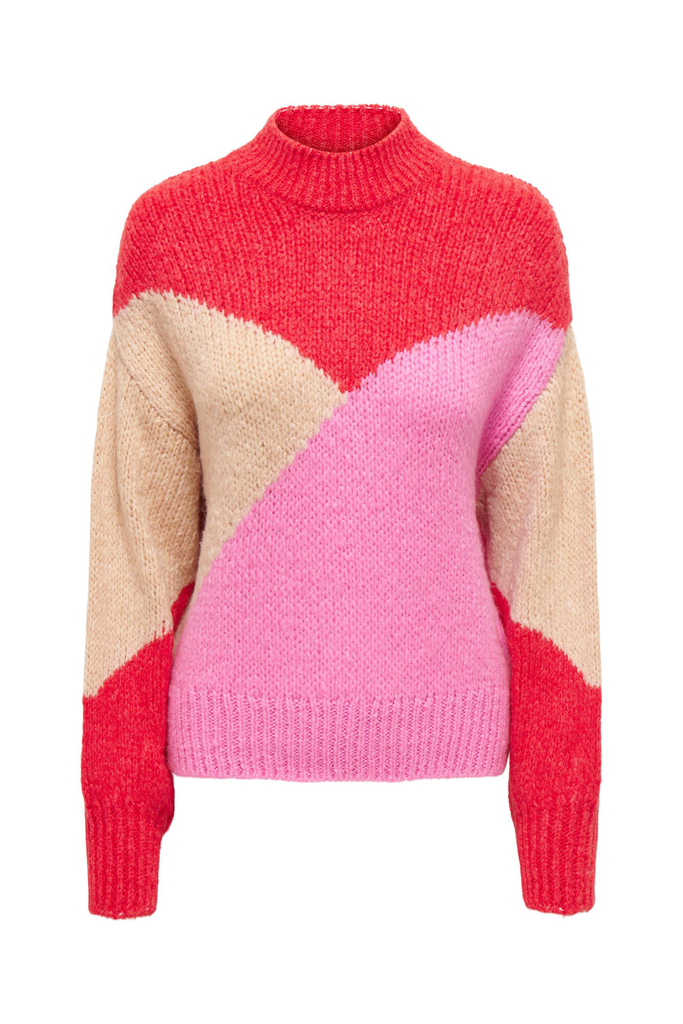 camisa color block