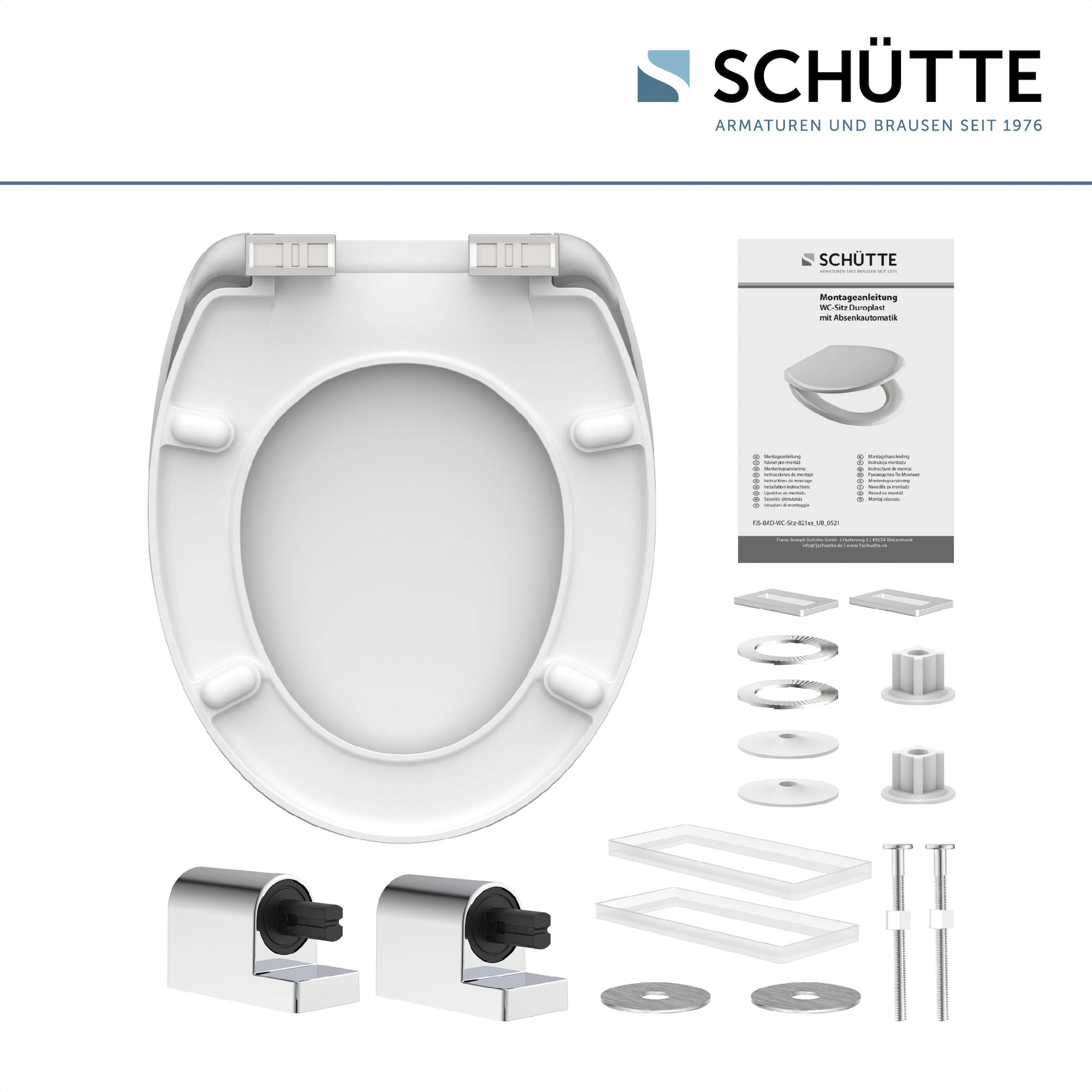 Schütte WC-Sitz »Industrial Grey« Duroplast, mit Absenkautomatik