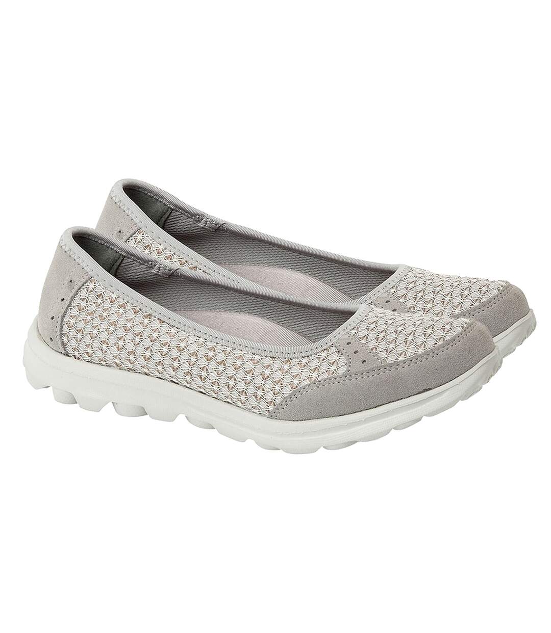 Boulevard - Chaussures ouvertes à mémoire de forme - Femme (Gris) - UTDF1338