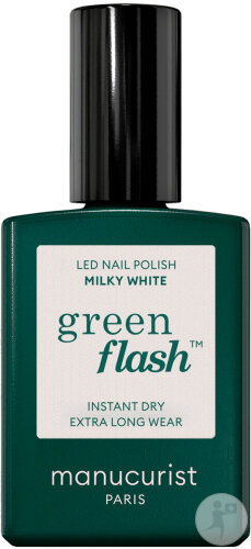 Manucurist Green Flash Vernis À Ongles Pour LED Milky White 15ml